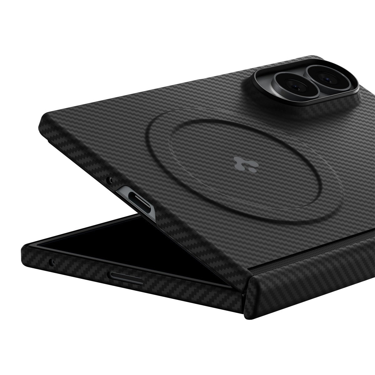 Spigen Samsung Galaxy Z Fold 8 Deksel Air Skin Aramid MagFit Svart
