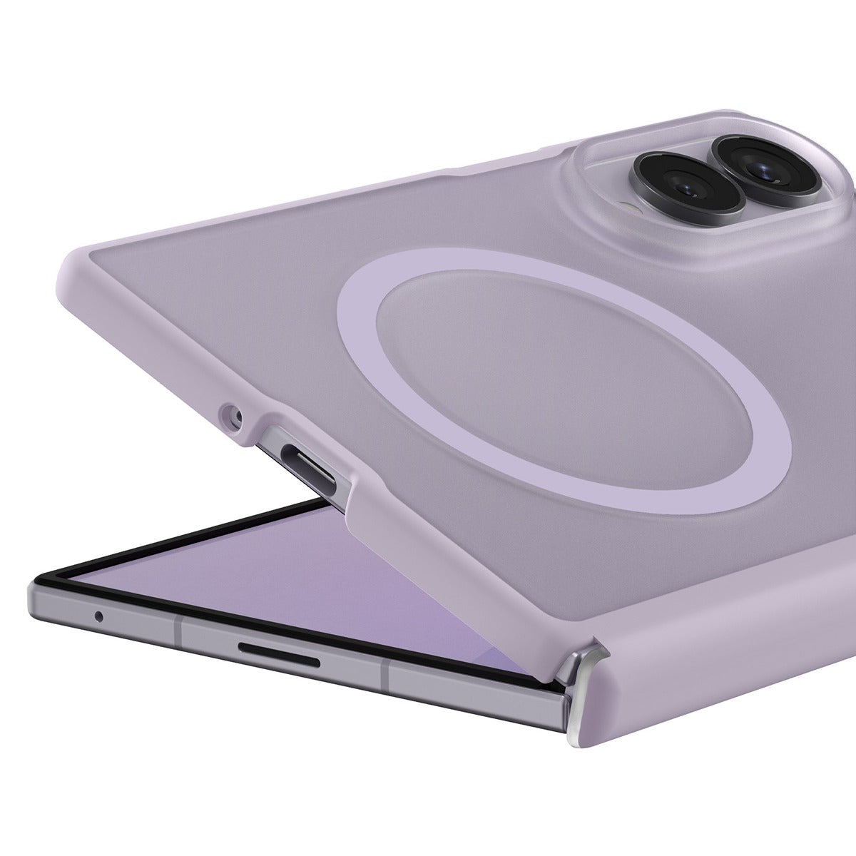 Spigen Samsung Galaxy Z Fold 8 Deksel Air Skin Zero MagFit Frost Lavender