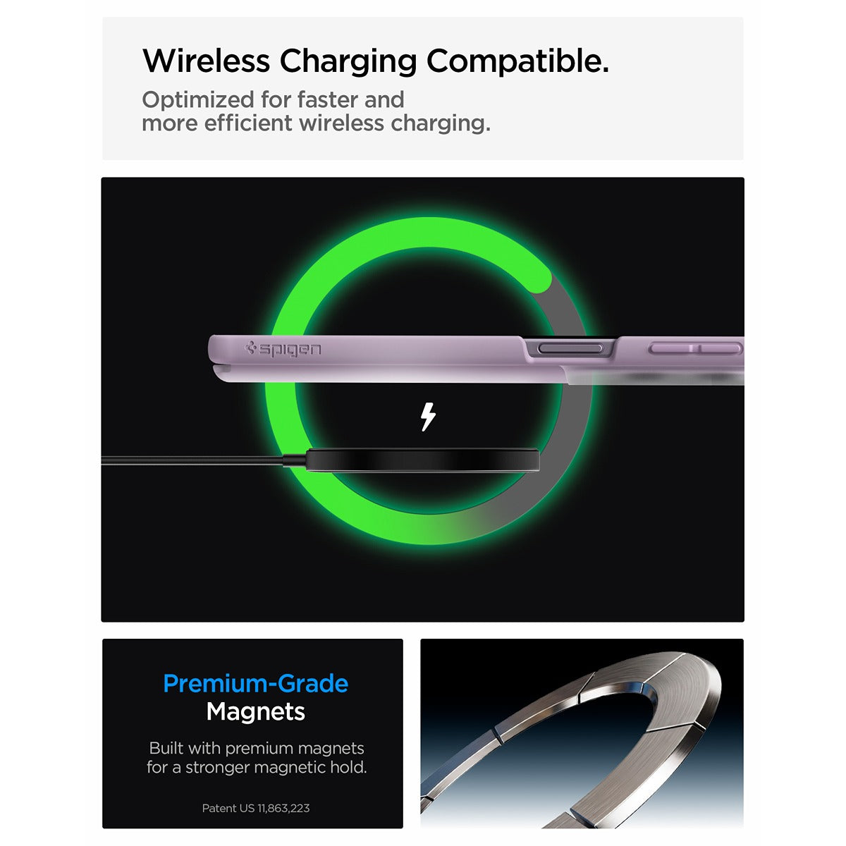 Spigen Samsung Galaxy Z Fold 8 Deksel Air Skin Zero MagFit Frost Lavender