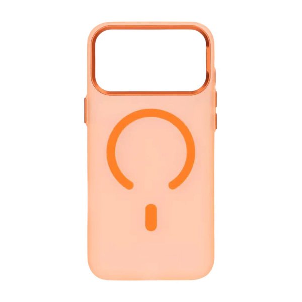 iPhone 17 Pro Max Deksel Kamerastøtfanger MagSafe Oransje