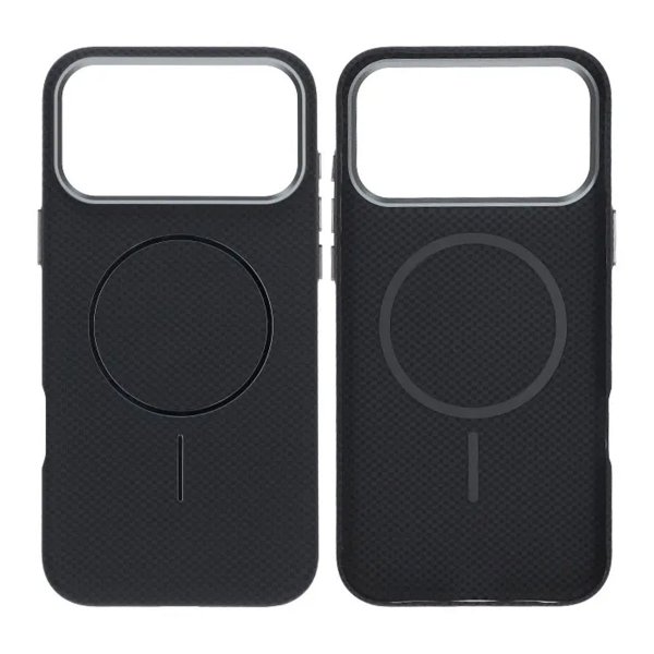 iPhone 17 Pro Deksel Aramidfiber MagSafe Svart