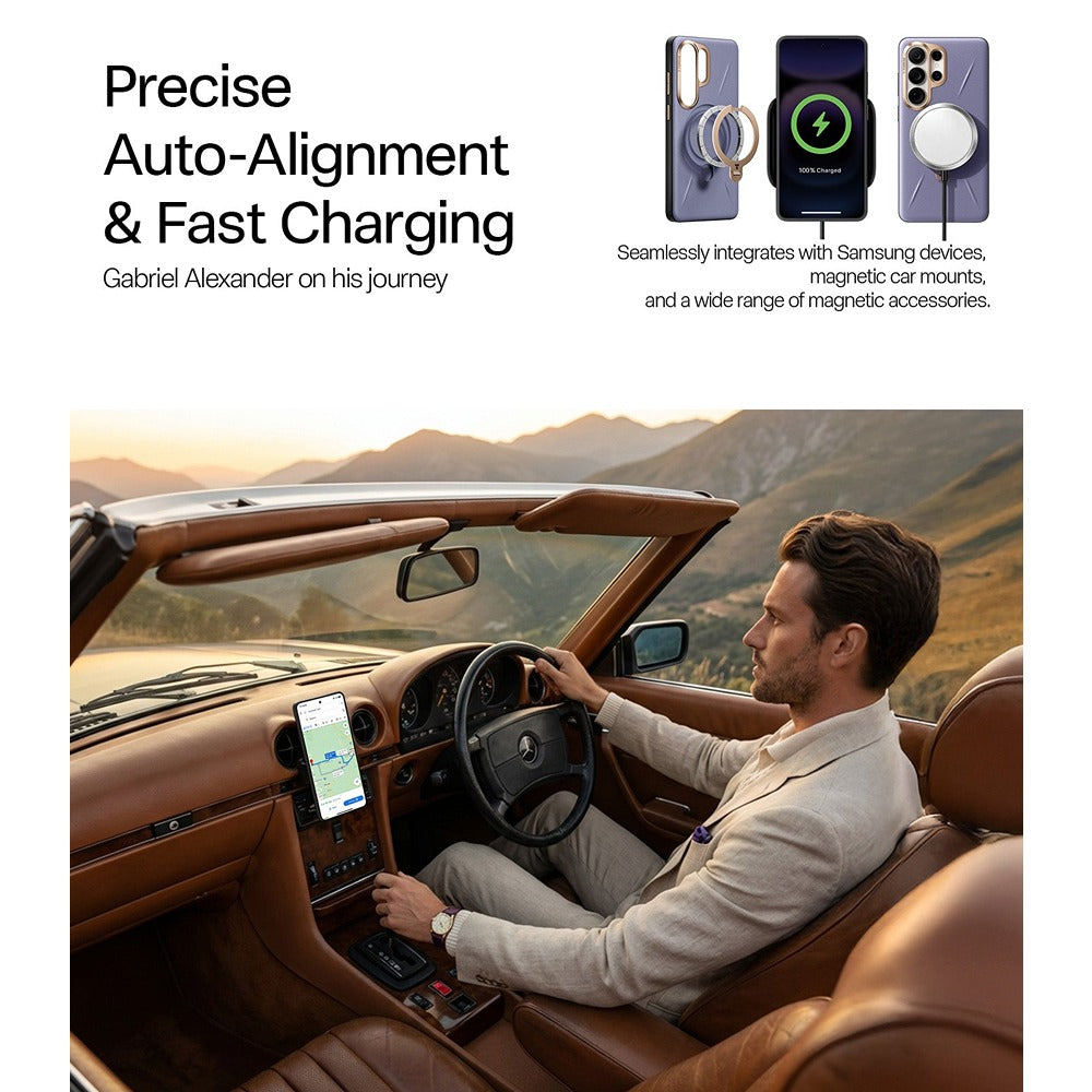Torras Samsung Galaxy S26 Ultra Deksel Ostand Q3 Vegskin Dark Purple
