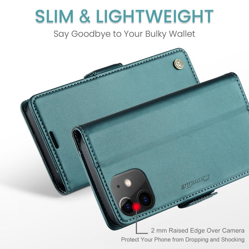 CaseMe iPhone 12 Mini Etui 023 Series Grønn