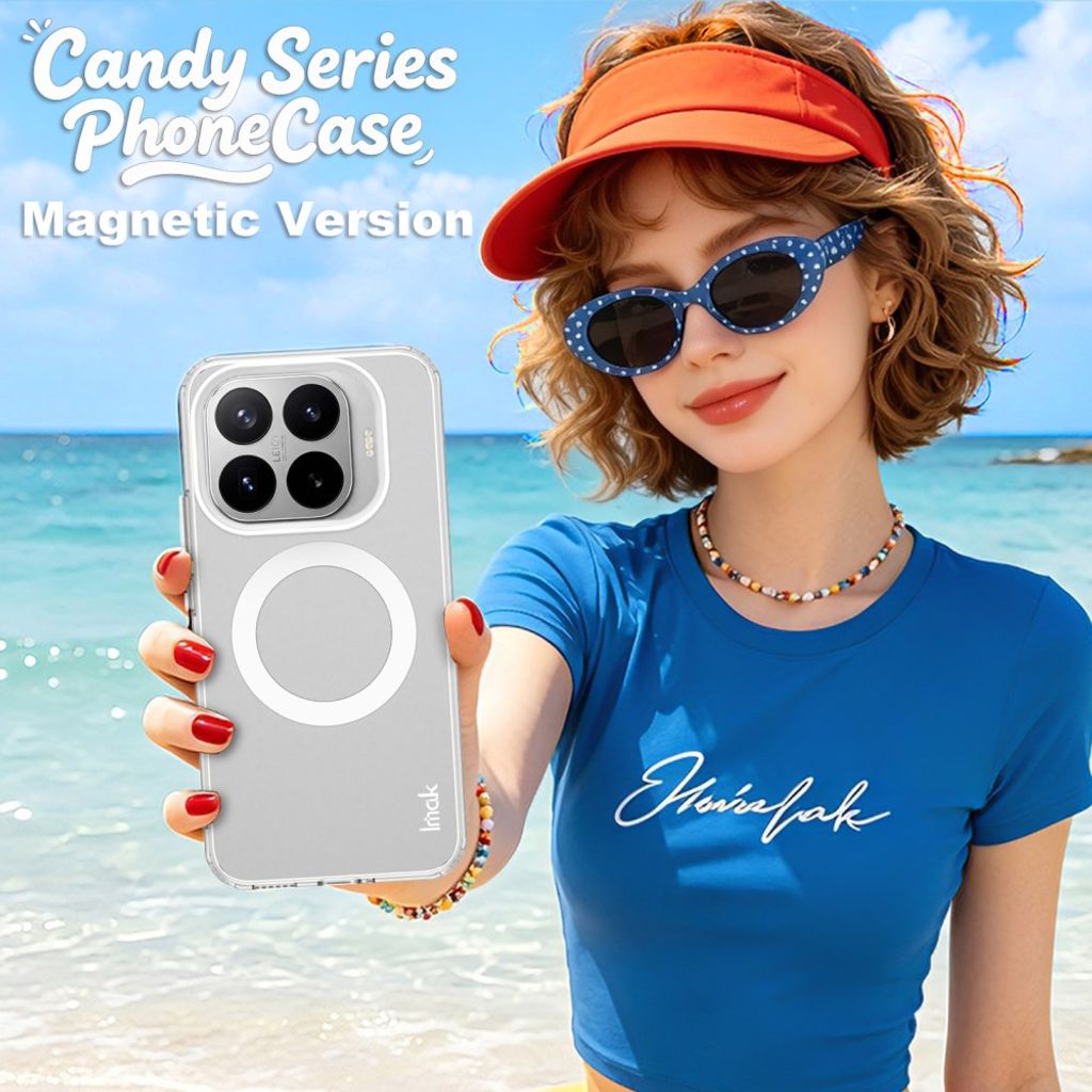 Imak Xiaomi 17T Pro Deksel Candy Color MagSafe Hvit