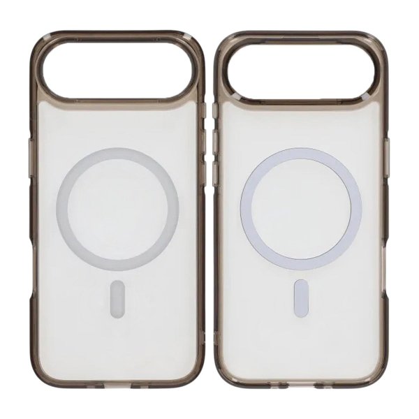 iPhone Air Deksel TPU MagSafe Svart Transparent