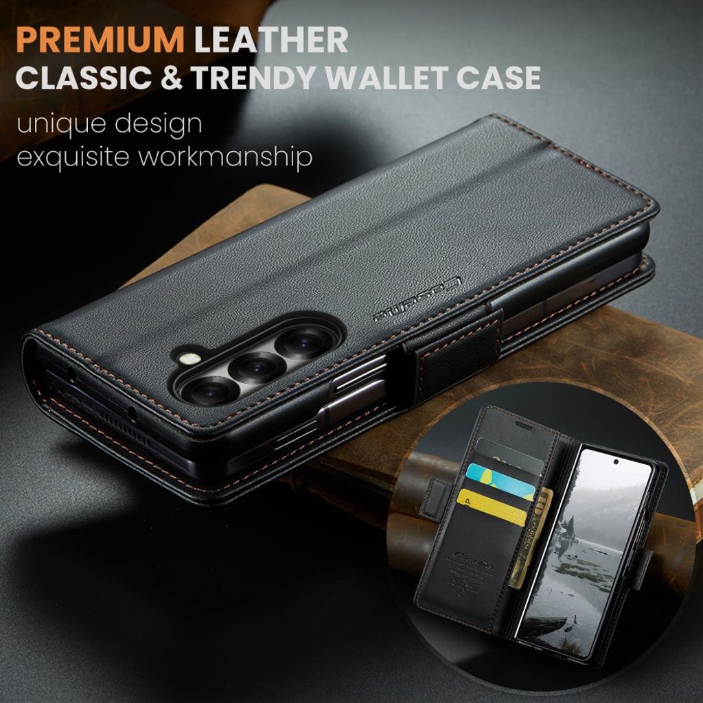 CaseMe Samsung Galaxy Z Fold 7 Etui 023 Series Svart