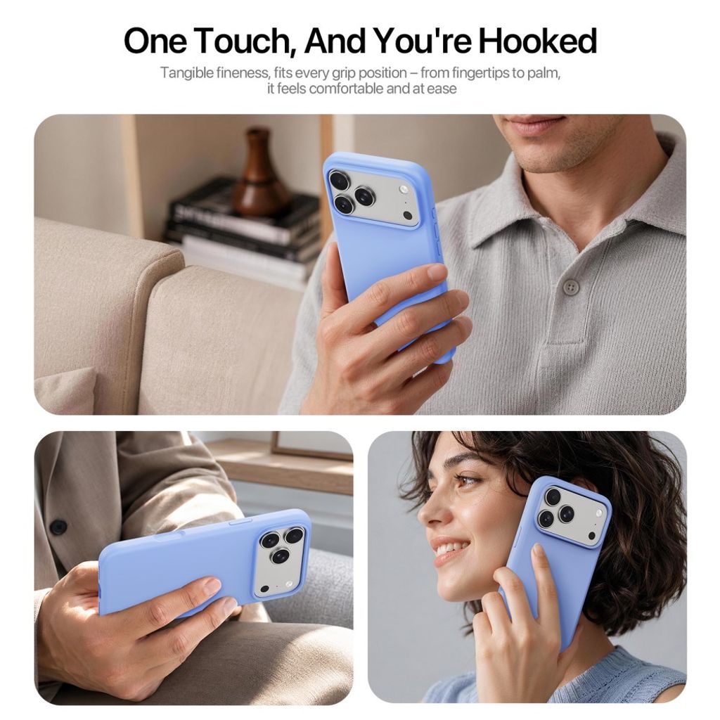Dux Ducis iPhone 17 Pro/iPhone 18 Pro Deksel Piel Series MagSafe Blå