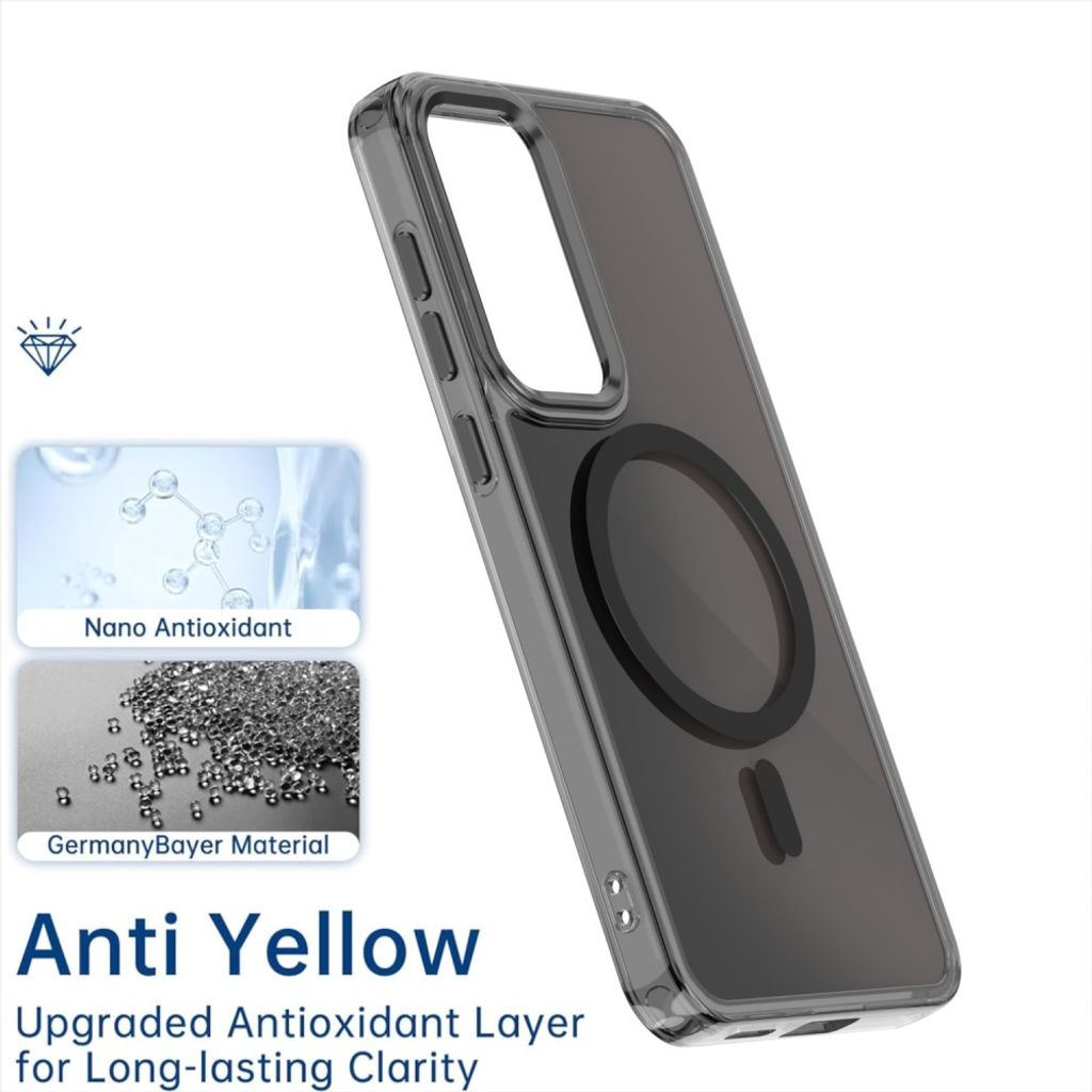 Samsung Galaxy S26 FE Deksel Fluorescerende MagSafe Svart