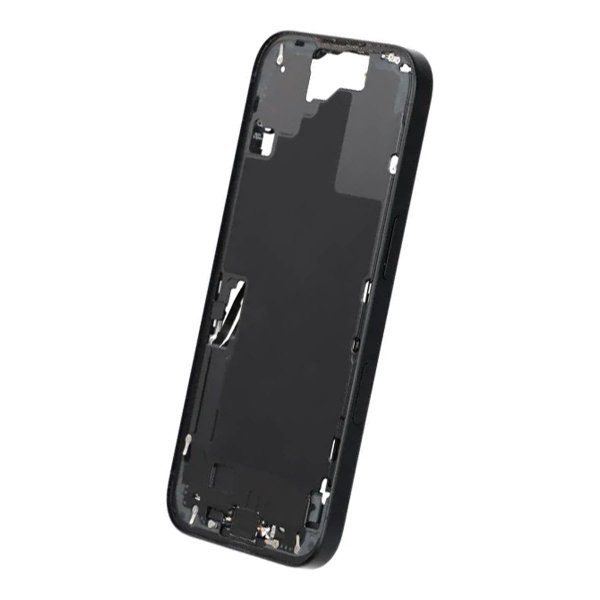 Midtre ramme med smådeler til iPhone 16 - Svart OEM