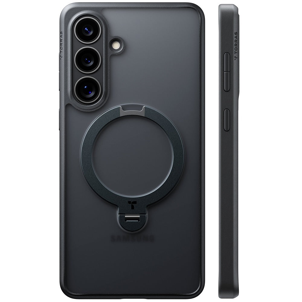 Torras Samsung Galaxy S26 Plus Deksel Ostand Q3 Spin Obsidian Black