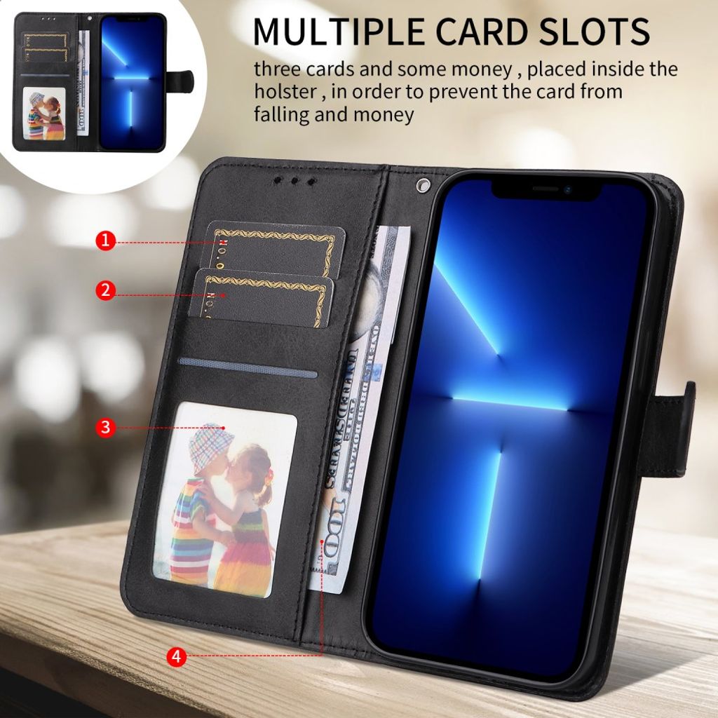 Xiaomi 17 Ultra Etui med Kortlomme Svart