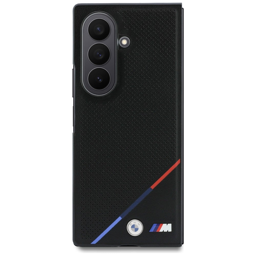 BMW Samsung Galaxy Z Fold 8 Ultra Deksel Tricolor Stripe Svart