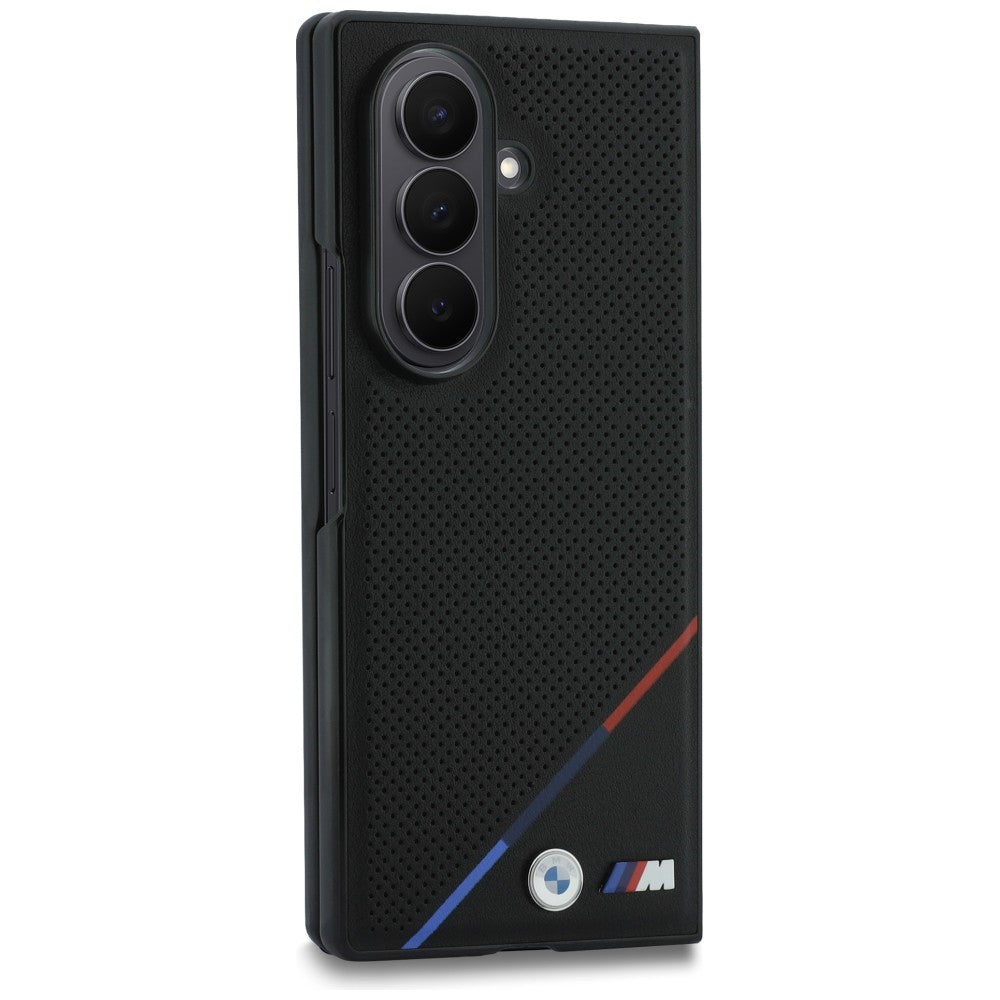 BMW Samsung Galaxy Z Fold 8 Ultra Deksel Tricolor Stripe Svart