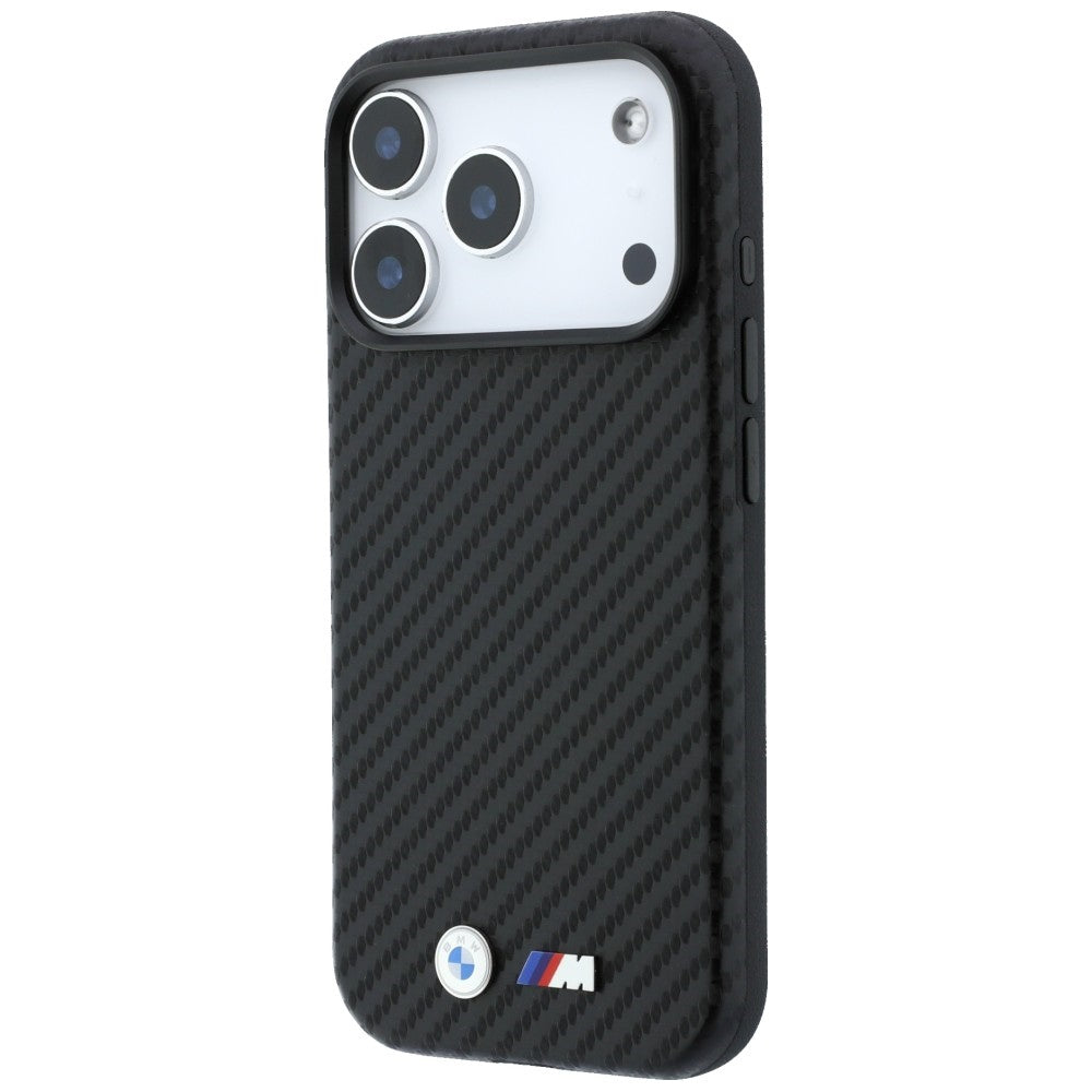 BMW iPhone 18 Pro Max Deksel M Carbon Metal Logo Svart