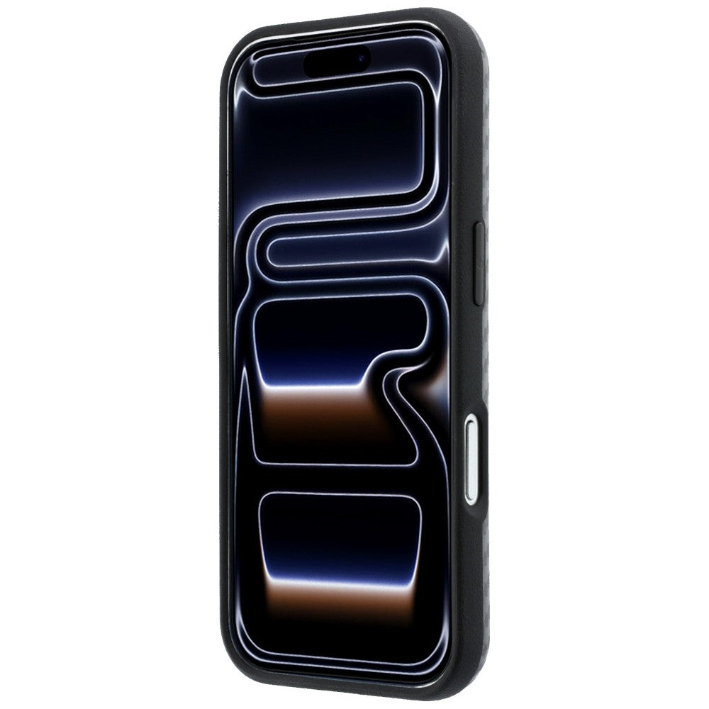 BMW iPhone 18 Pro Max Deksel M Carbon Metal Logo Grå