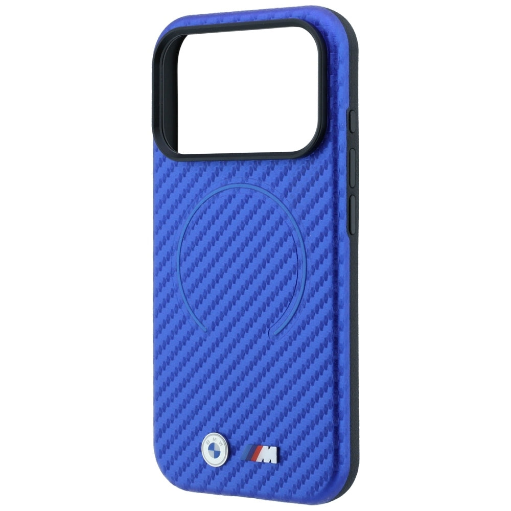 BMW iPhone 17 Pro/iPhone 18 Pro Deksel M Carbon Printed Ring Blå