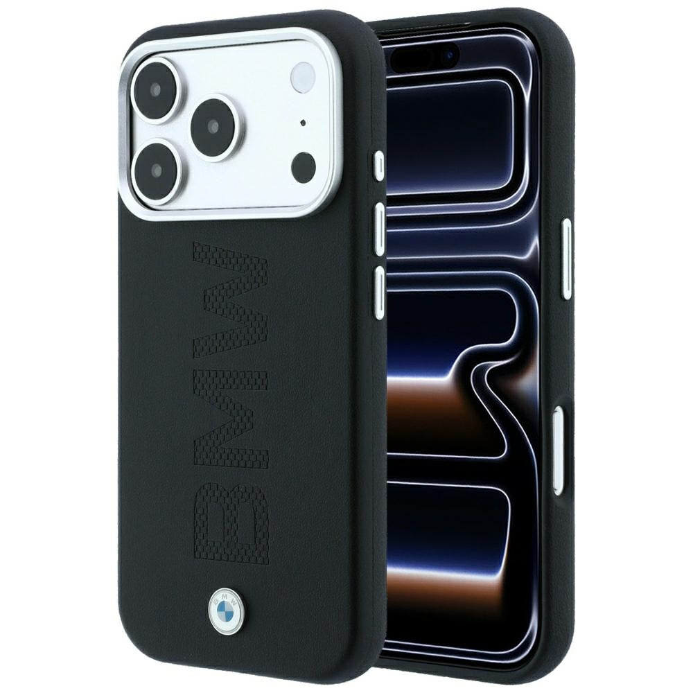 BMW iPhone 17 Pro/iPhone 18 Pro Deksel Centered Deboss Svart