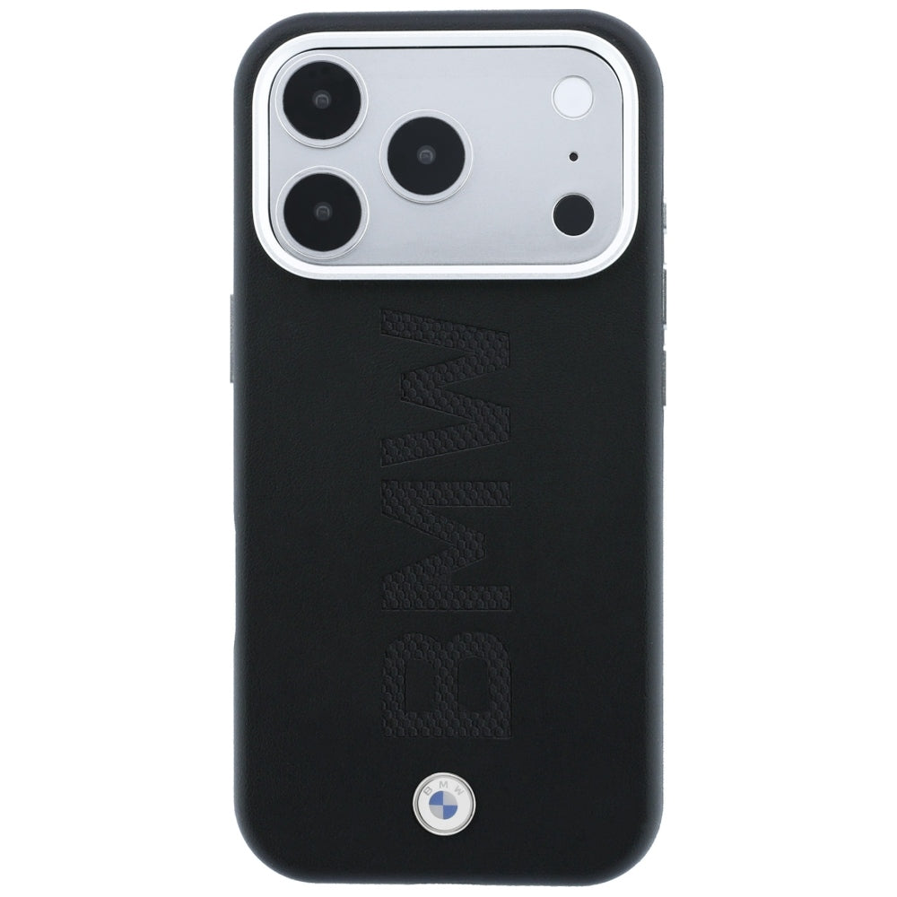 BMW iPhone 17 Pro Max/iPhone 18 Pro Max Deksel Centered Deboss Svart