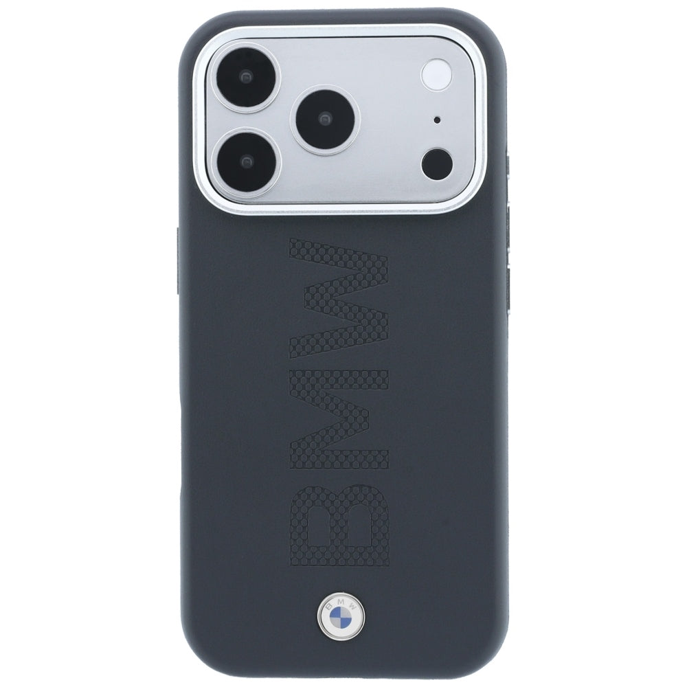 BMW iPhone 17 Pro/iPhone 18 Pro Deksel Centered Deboss Grå