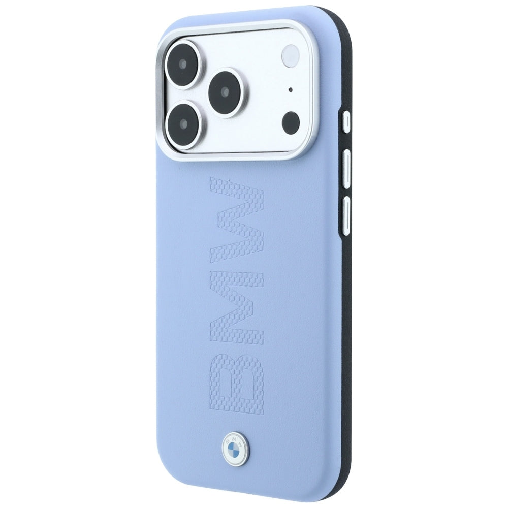 BMW iPhone 17 Pro/iPhone 18 Pro Deksel Centered Deboss Blå