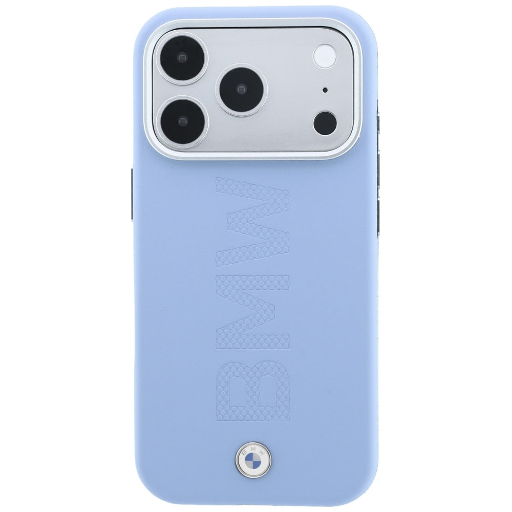 BMW iPhone 17 Pro/iPhone 18 Pro Deksel Centered Deboss Blå