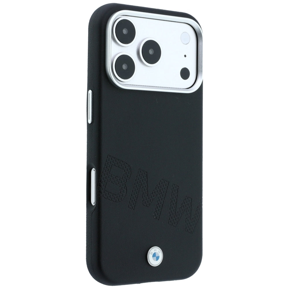 BMW iPhone 17 Pro/iPhone 18 Pro Deksel Inclined Deboss Svart