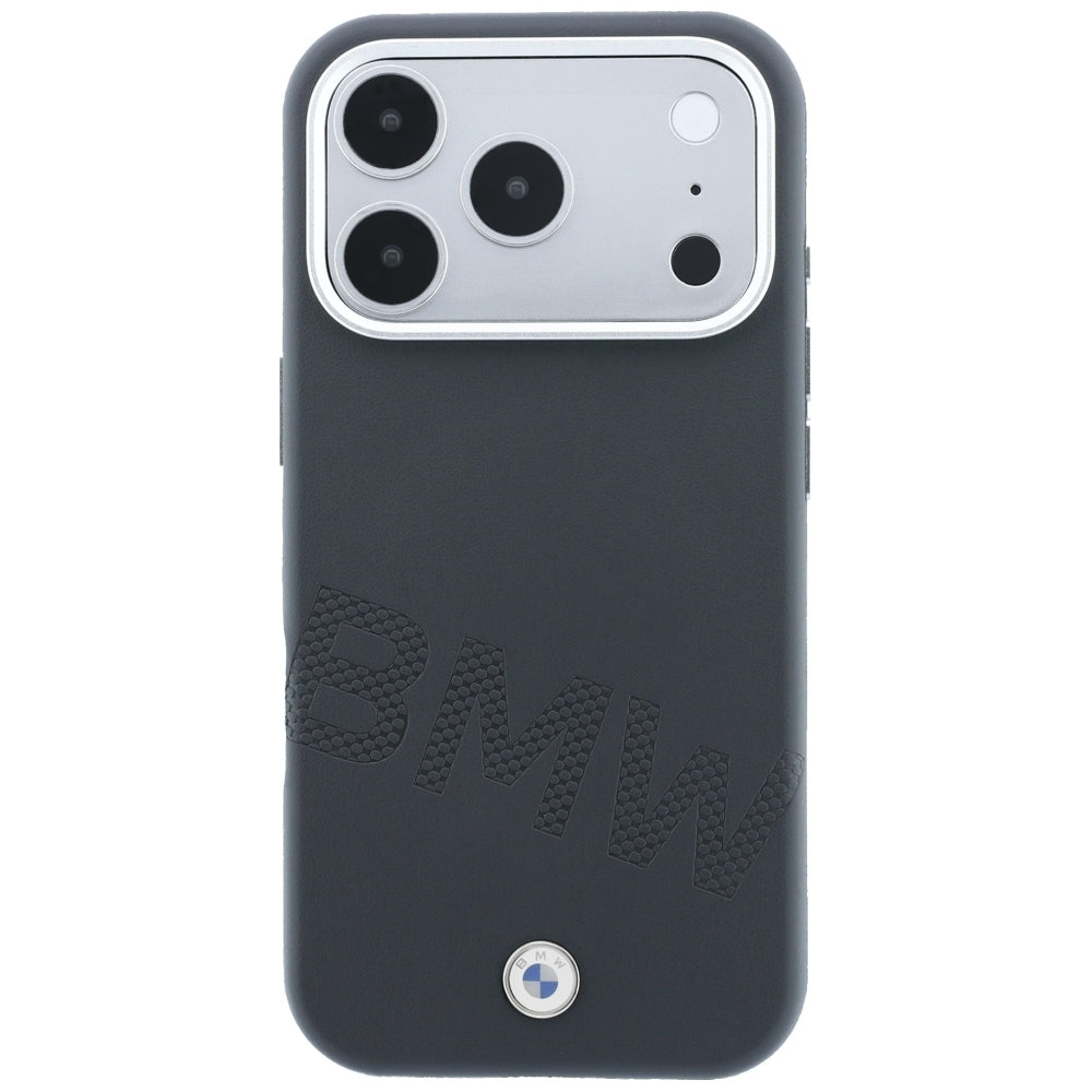 BMW iPhone 17 Pro Max/iPhone 18 Pro Max Deksel Inclined Deboss Grå