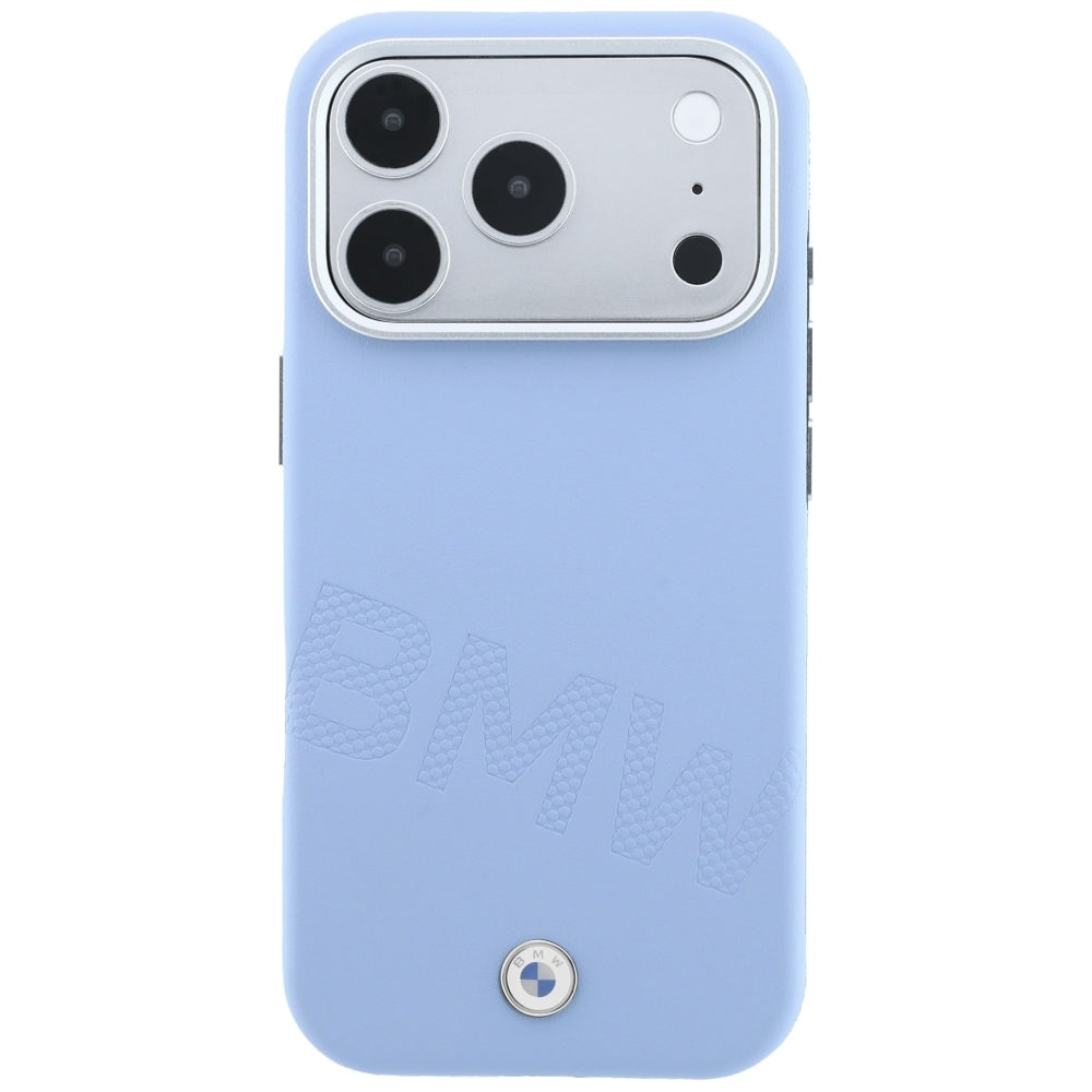 BMW iPhone 17 Pro/iPhone 18 Pro Deksel Inclined Deboss Blå
