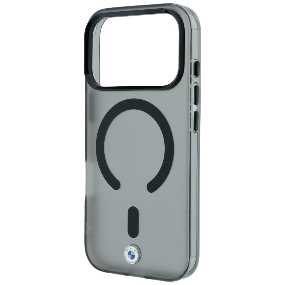 BMW iPhone 17 Pro/iPhone 18 Pro Deksel Frosted Metal Logo Svart
