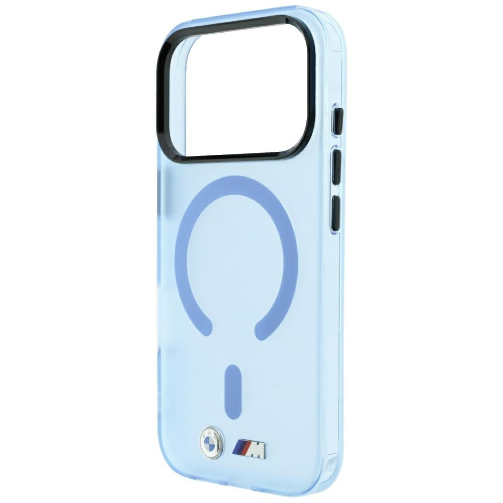 BMW iPhone 17 Pro/iPhone 18 Pro Deksel M Frosted Metal Logo Blå