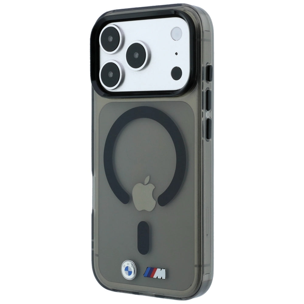 BMW iPhone 17 Pro/iPhone 18 Pro Deksel M Glossy Metal Logo Svart