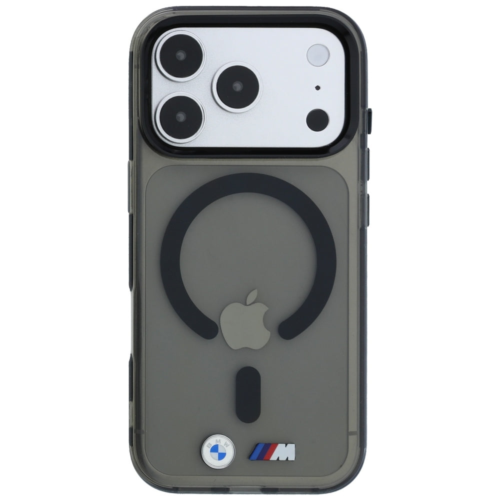 BMW iPhone 17 Pro/iPhone 18 Pro Deksel M Glossy Metal Logo Svart
