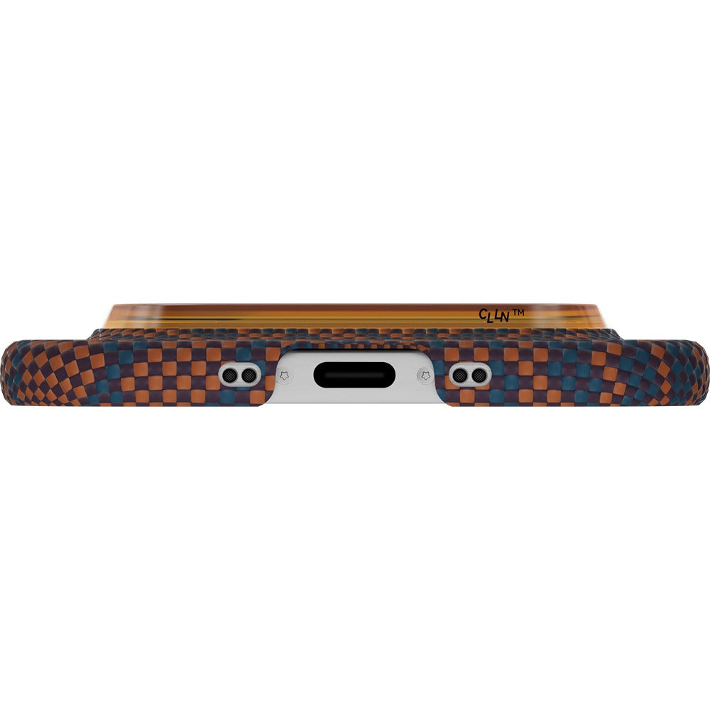 Pitaka iPhone Air Deksel Edge MagSafe Burning Oransje