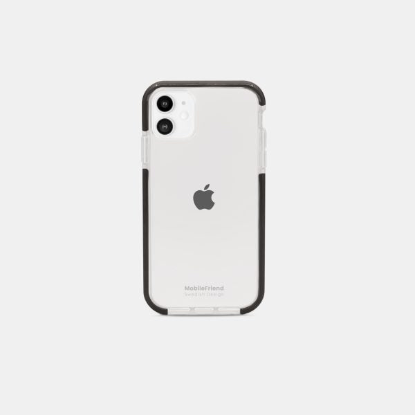 MobileFriend iPhone 11/iPhone Xr Skal Seethrough Transparent