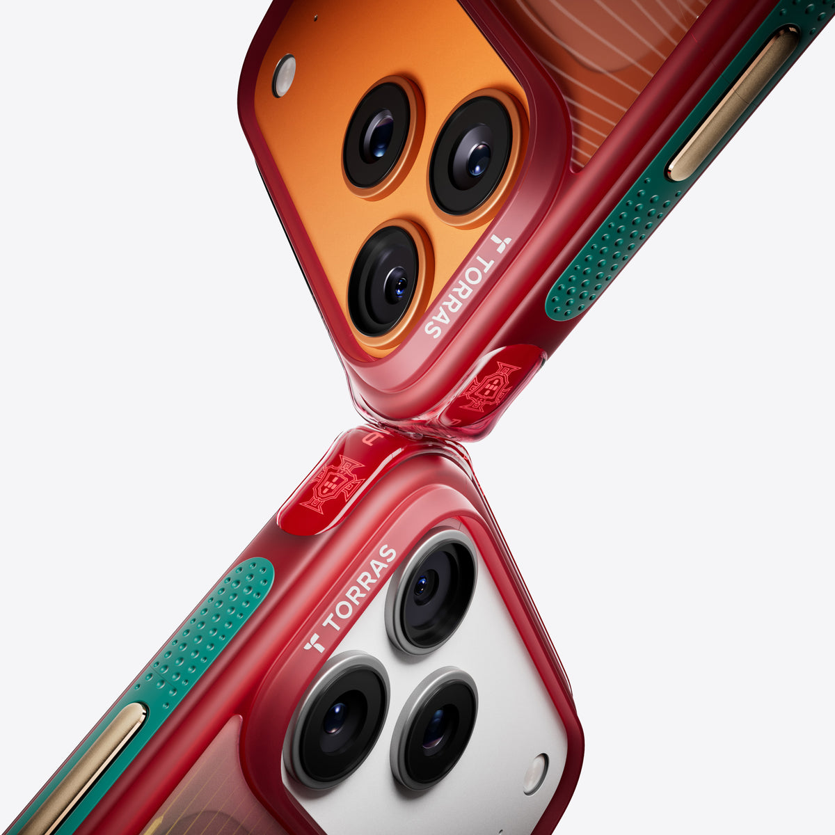 Torras iPhone 17 Pro Deksel Ostand Q3 Air Portugal Wave of Passion