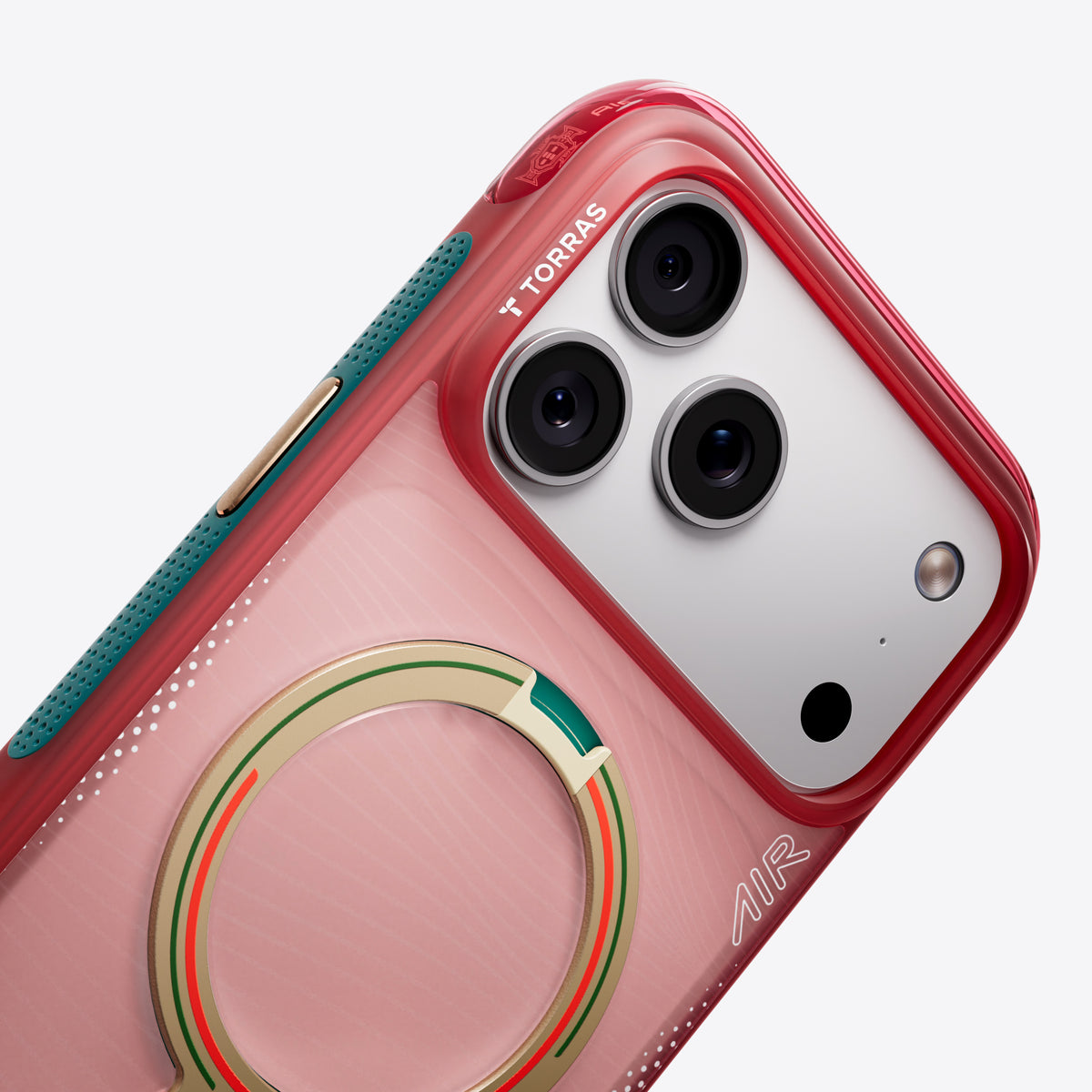 Torras iPhone 17 Pro Deksel Ostand Q3 Air Portugal Wave of Passion