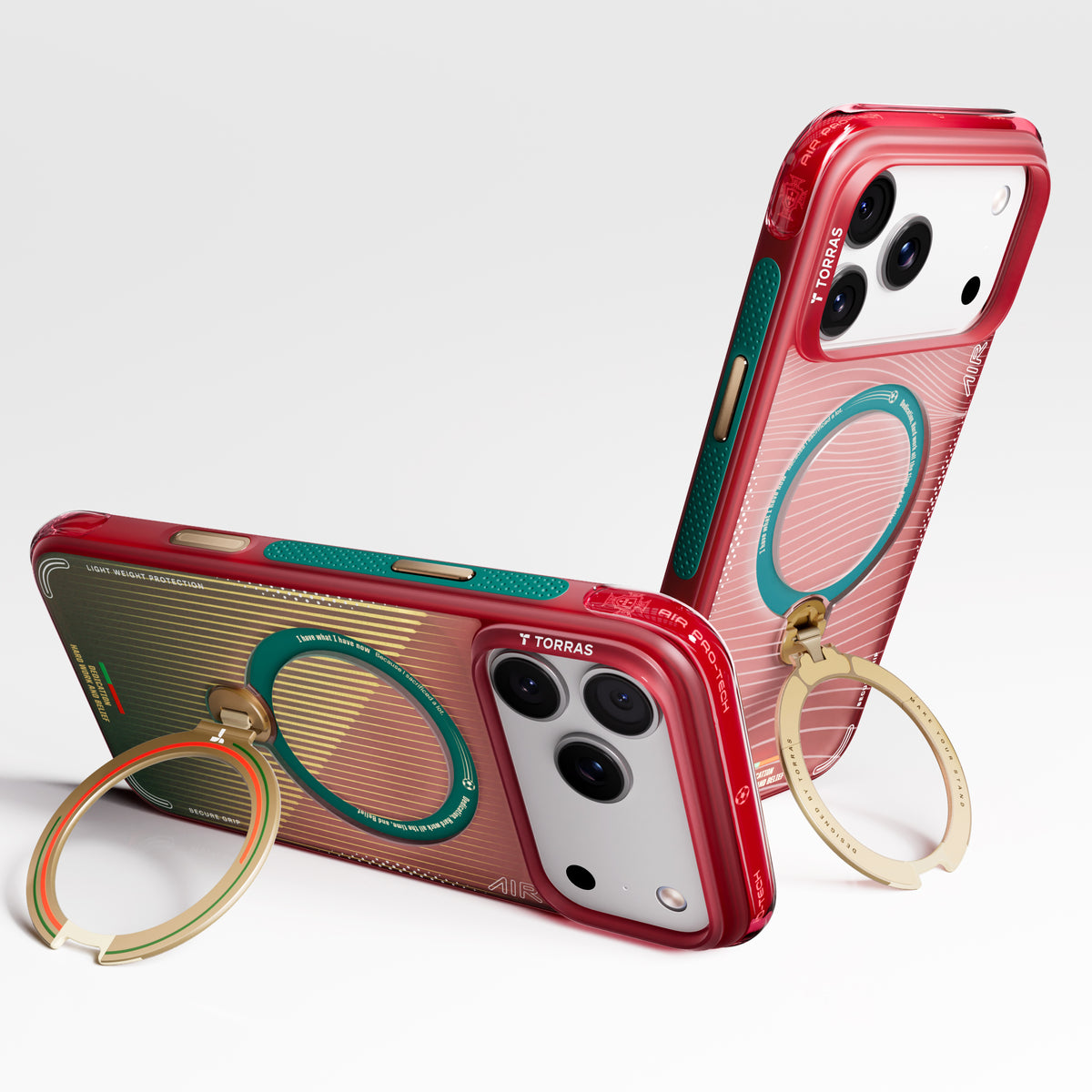 Torras iPhone 17 Pro Deksel Ostand Q3 Air Portugal Wave of Passion