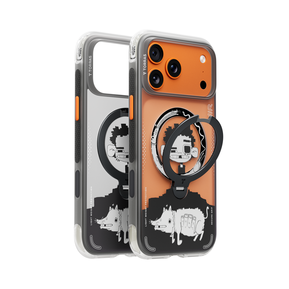 Torras iPhone 17 Pro Max Deksel Ostand Q3 Air Gawx Dawnbreak Guard