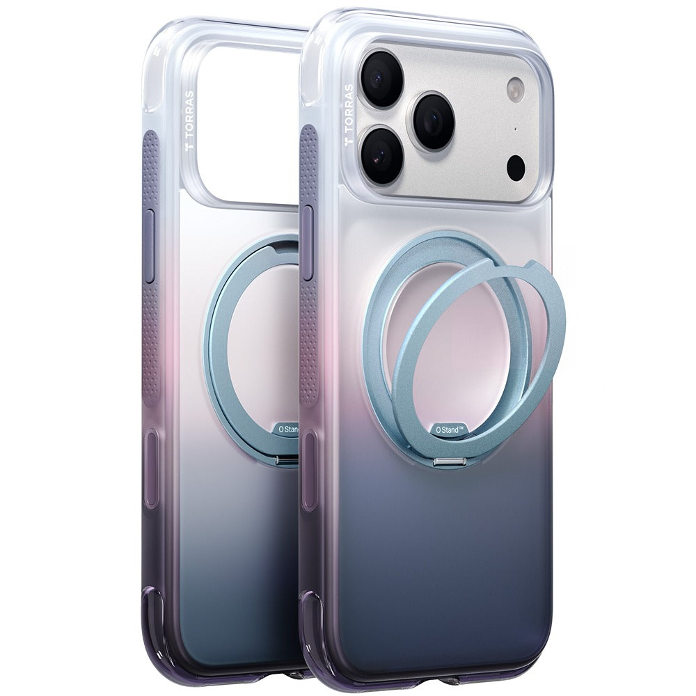 Torras iPhone 18 Pro Max Deksel Ostand O3 Air Gradient Dusk Haze