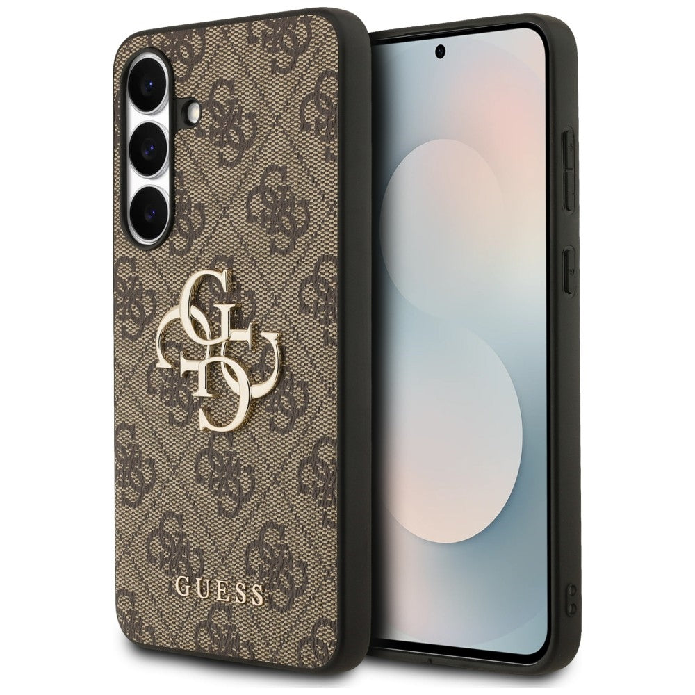 Guess Samsung Galaxy S25 FE Deksel 4G Metal Logo Brun