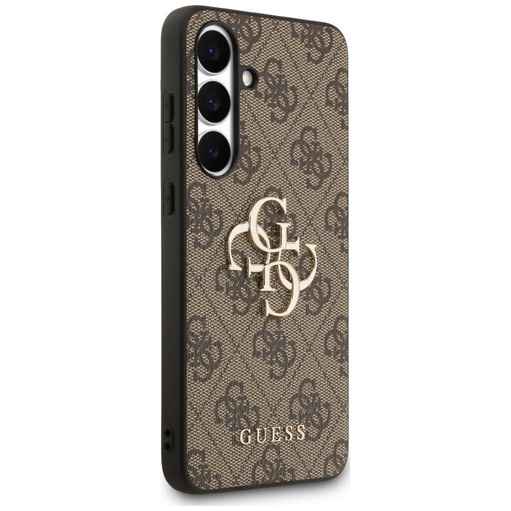 Guess Samsung Galaxy S25 FE Deksel 4G Metal Logo Brun