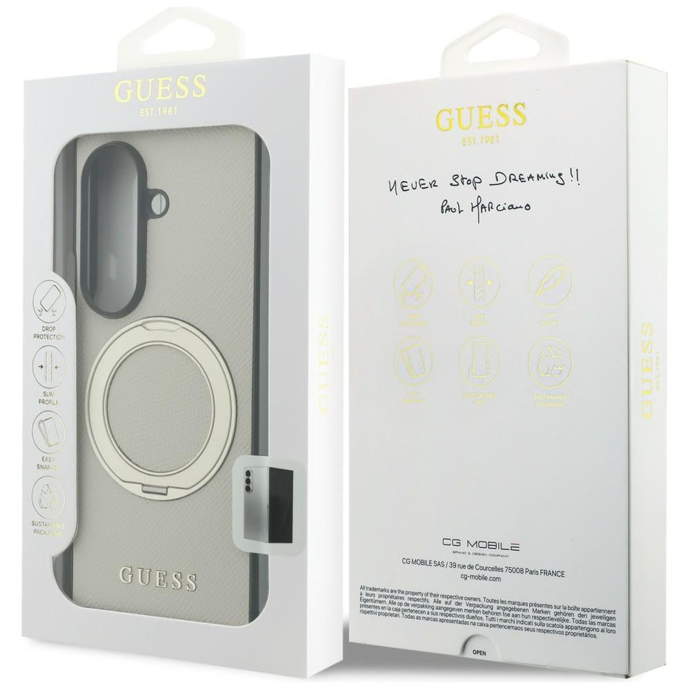 Guess Samsung Galaxy Z Fold 8 Ultra Deksel Ring Stand MagSafe Gull