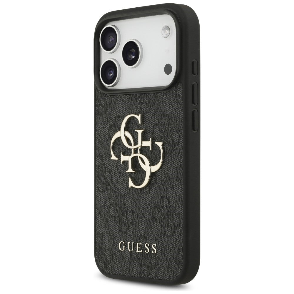 Guess iPhone 17 Pro/iPhone 18 Pro Deksel 4G Big Logo Svart