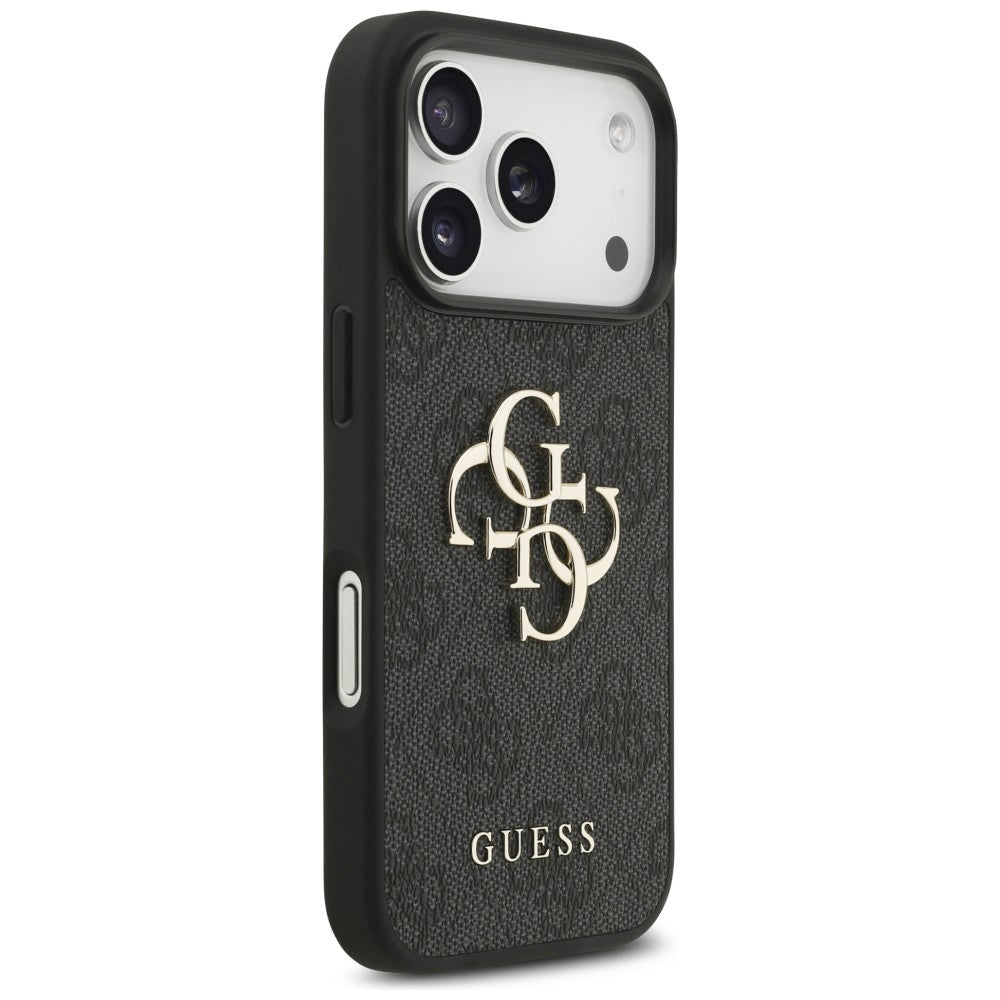 Guess iPhone 17 Pro/iPhone 18 Pro Deksel 4G Big Logo Svart