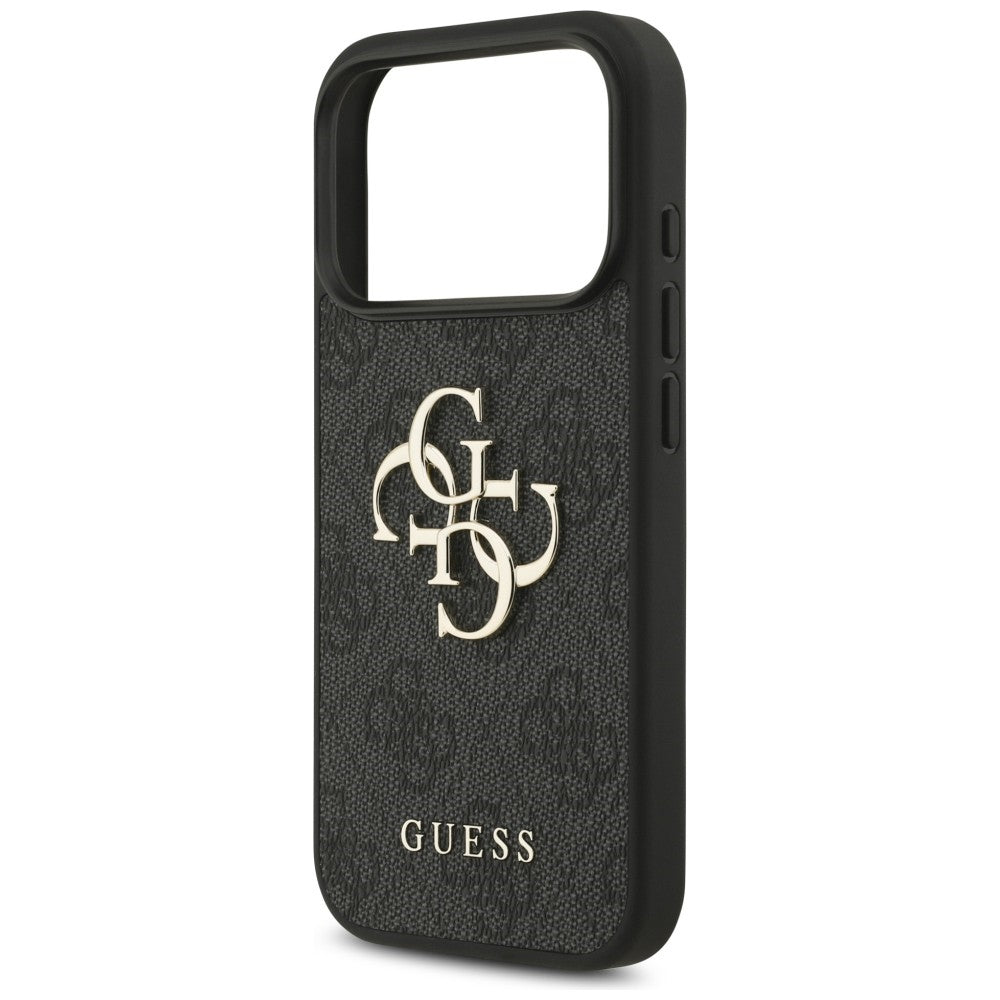 Guess iPhone 17 Pro/iPhone 18 Pro Deksel 4G Big Logo Svart