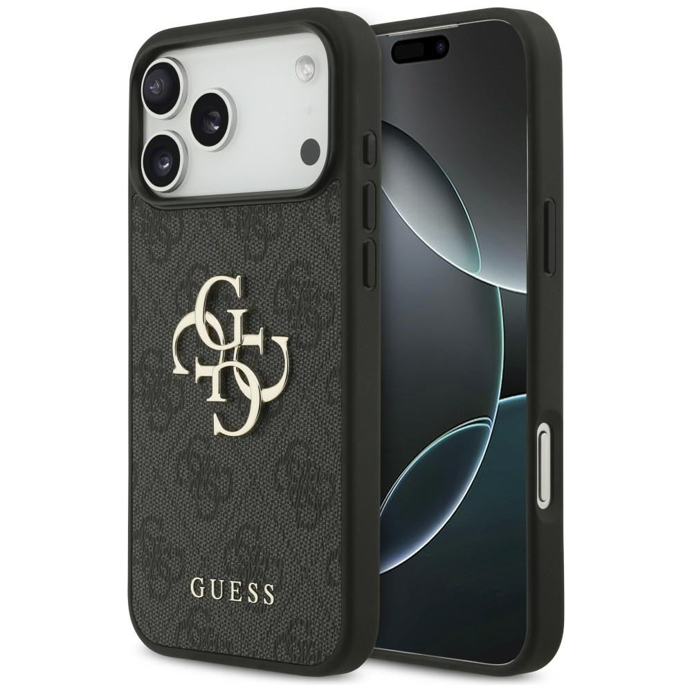 Guess iPhone 17 Pro Max/iPhone 18 Pro Max Deksel 4G Big Logo Svart