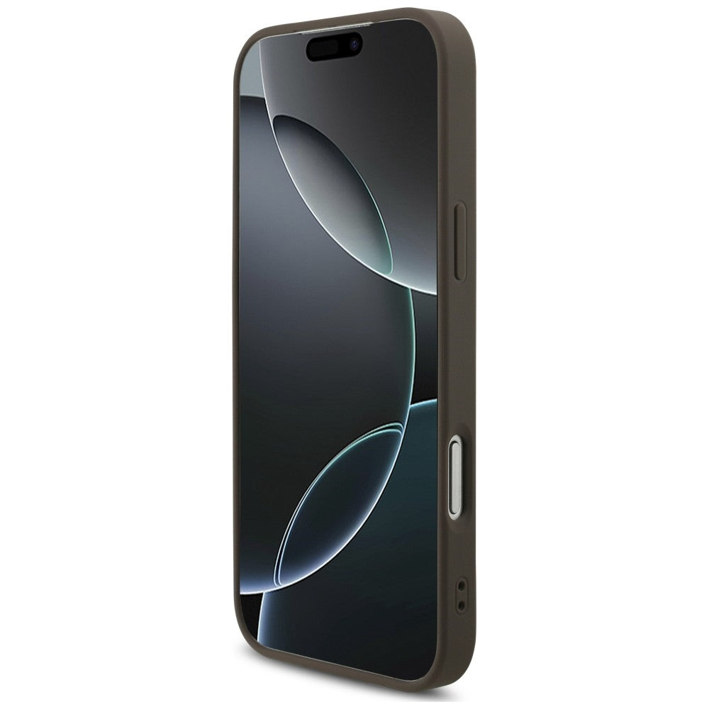 Guess iPhone 17 Pro/iPhone 18 Pro Deksel 4G Big Logo Brun