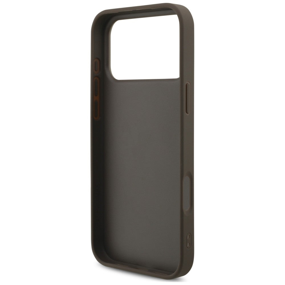 Guess iPhone 17 Pro/iPhone 18 Pro Deksel 4G Big Logo Brun