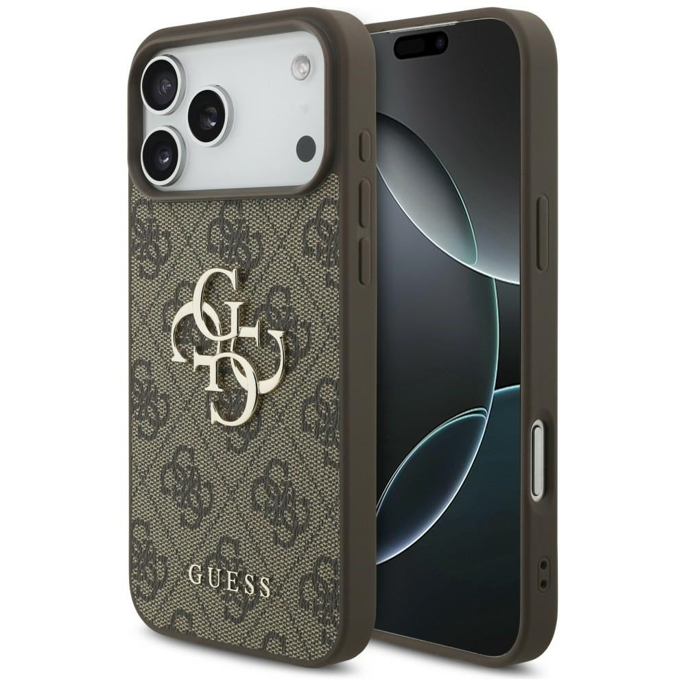 Guess iPhone 17 Pro Max/iPhone 18 Pro Max Deksel 4G Big Logo Brun
