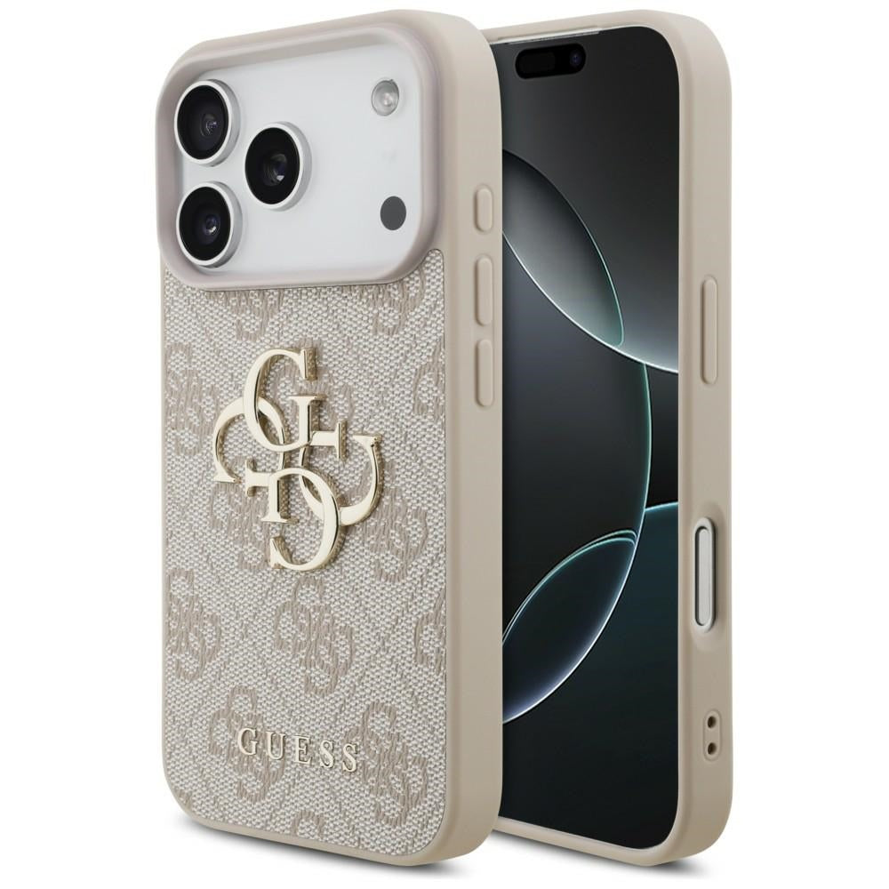 Guess iPhone 17 Pro/iPhone 18 Pro Deksel 4G Big Logo Rosa